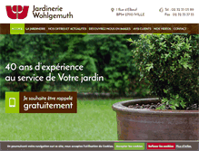 Tablet Screenshot of jardinerie-wohlgemuth.fr